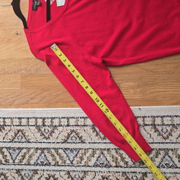 SIMPLY STYLED BRAND WOMEN'S MISSY SIZE RED FRONT BUTTON CARDIGAN SIZE XL - Picture 12 of 15